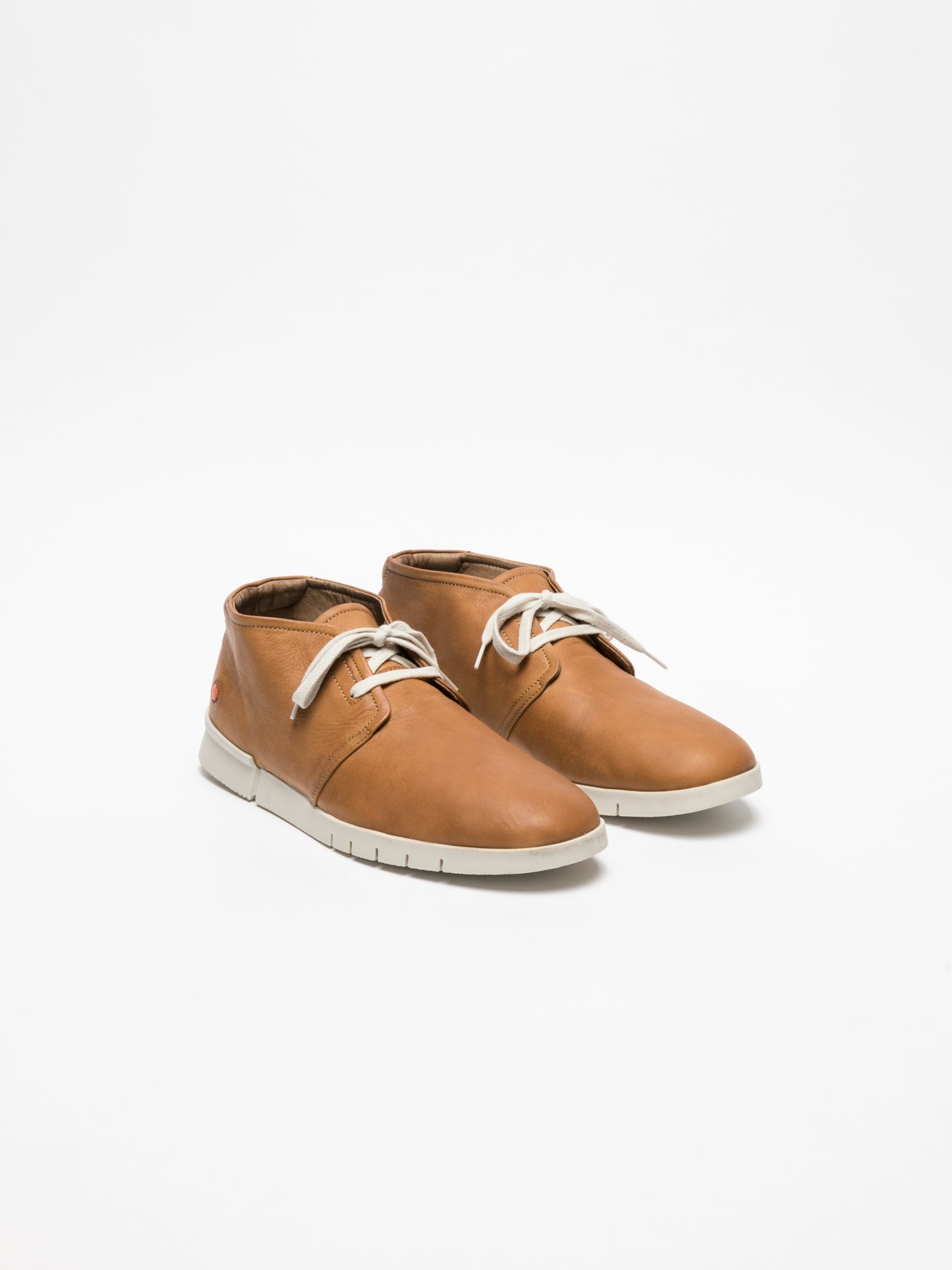 Softinos Brown Low-Top Trainers